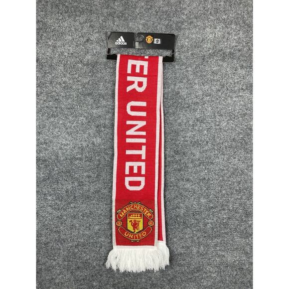adidas Jewelry - Adidas Manchester United Scarf Red‎ White